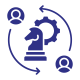 strategic decision support icon